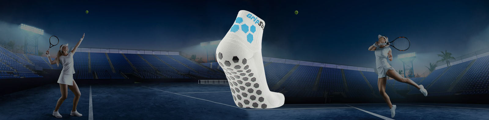 Tennis Grip Socks